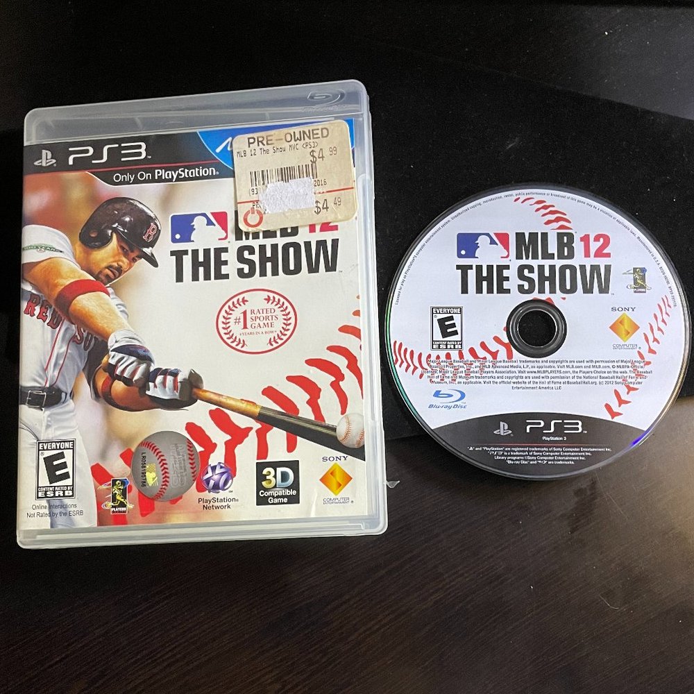 MLB 12 The Show - Original Sony PS3 Game EUC